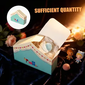 House Shape Dry Box Set of 10, Holiday Candy Gift Packaging Boxes, Themed Gift Box, Perfect for Party Gifts, Baking Wrapping, Weddings