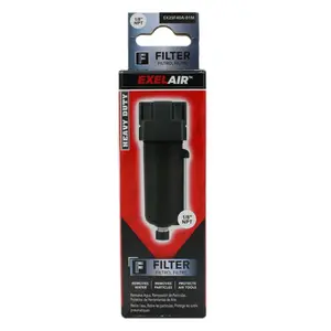 EXELAIR® FRL Mini Air Filter, 1/8" NPT, Metal Bowl, Automatic Float