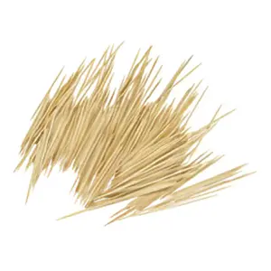 4 in. Double Point Bamboo Skewer - 300 Count