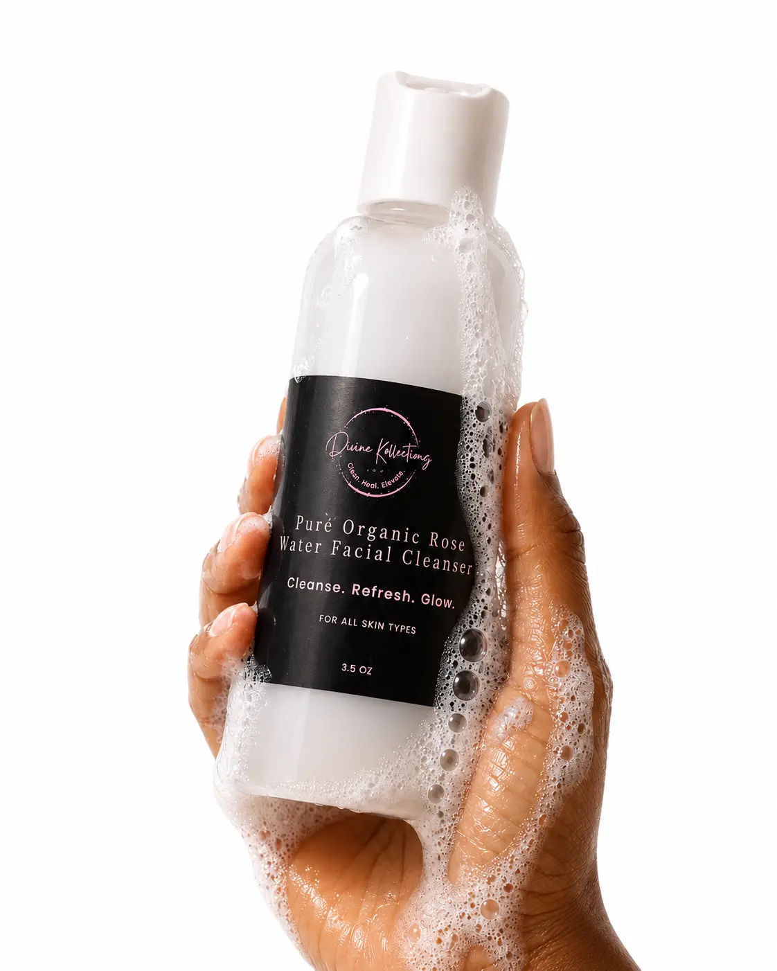 Pure Organic Rose Water Facial Cleanser