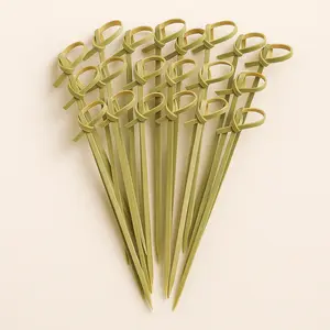 Bamboo Knot Cocktail Picks - [4.5", 6"] - BOGO