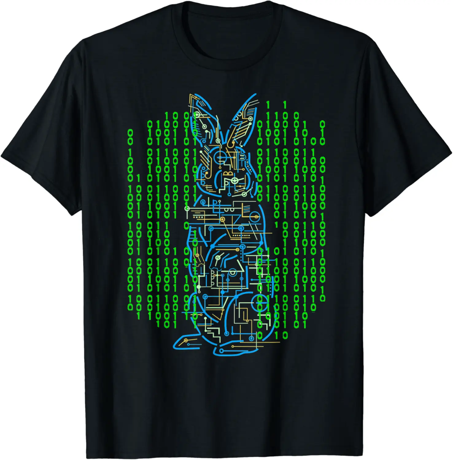 Easter T Shirt Binary Bunny Electric Rabbit Computer Coding - Diegoort Shop 68B07PH48FZ4