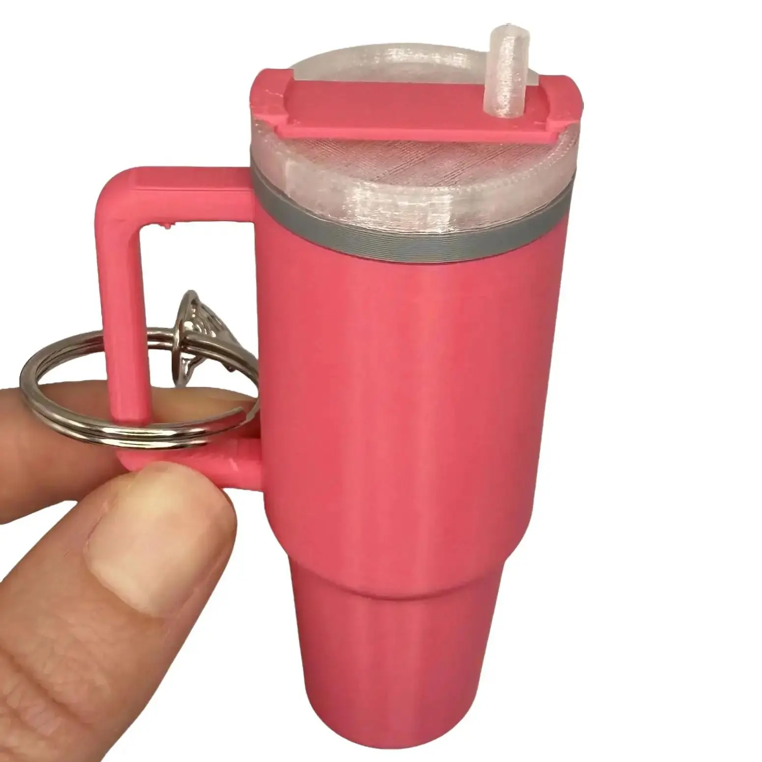 Lip Balm and Money Holder Key Chain - 3D Printed Compact Organizer for On-The-Go Lip Sticks and Cash - Durable Lightweight Design - Organized Storage & Convenient Access