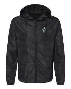 Michigan State Black Camo Windbreaker