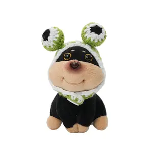 Cute Plush Car Dashboard Decor, Puppy Ornament for Car Screen, Kawaii Car Interior Decoration, Adorable Pet Accessory for Vehicle