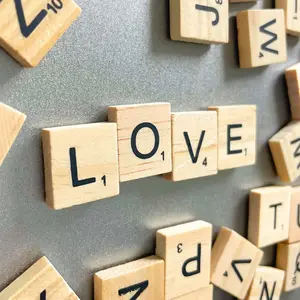 200 PC Wood Magnetic Letter Tiles Magnets Big Large Square Wooden Alphabet Letters Tile Magnet Pieces for Fridge Refrigerator Wall Fun Learning Decorative Game Board