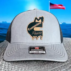 Diesel Power Trucker Hat Truck Lover Cap Pickup Truck Mesh Snapback Richardson 112 Style Blue Collar Workwear USA Hat