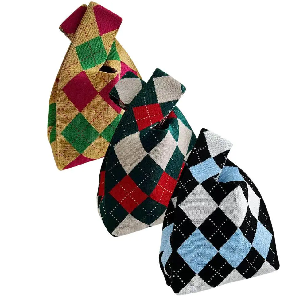3-Pcs Minimalist Woven Wrist Knot Tote Bags High-Capacity Non-Woven Casual Handbags for Friends, Family, Daily Use &amp; Travel, All-Seasons Spacious Souvenir Gift Bags tiktokshopbacktoschool