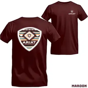 Ariat T-shirt, Men's Boot Barn Exclusive Logo Short Sleeve Graphic T-shirt, Outdoorswear, Streetwear, Gift For Him