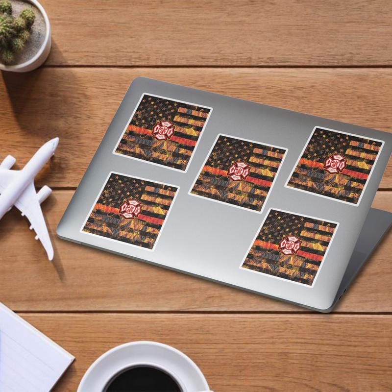 Stickers Pack 20 Pcs Flames Skateboard Luggage Fire Car Bottle Dept Bumper Aesthetic Maltese Water Bike Cross Colorful Laptop Vinyl Waterproof Guitar