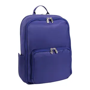 Mcklein Usa 19037 15 in. N Series Transporter Nylon Dual-Compartment, Laptop & Tablet Backpack for 19037, Navy