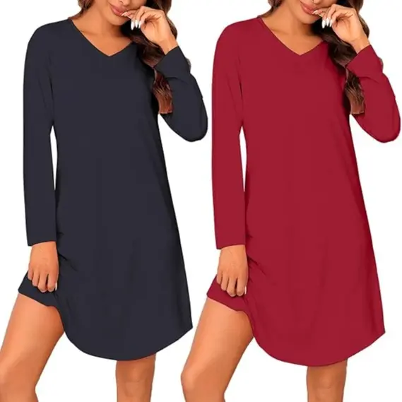 Wine Red & Navy Blue