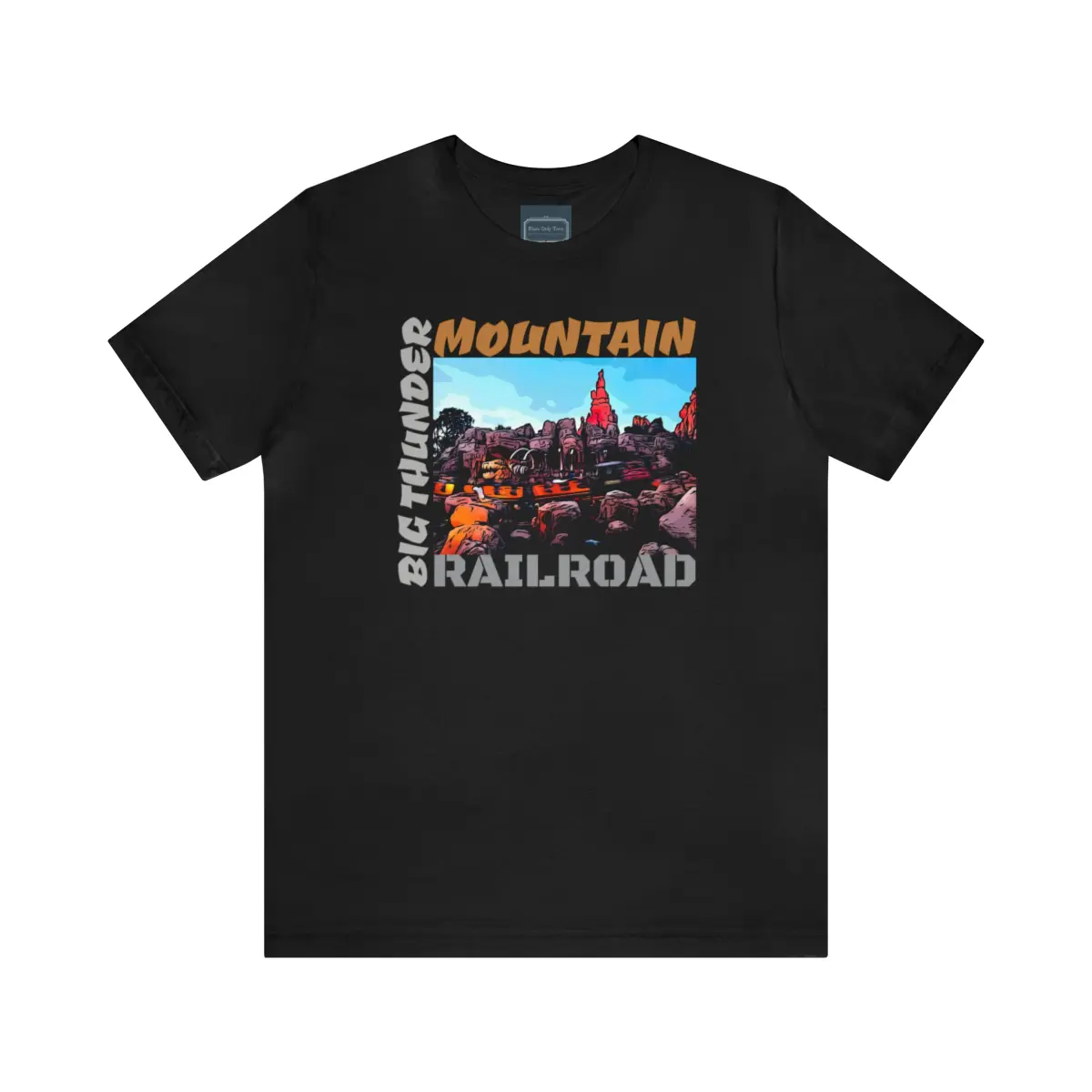 Unisex Jersey Short Sleeve Tee Disneyland Resort BIG TUNDER Mountain Ride