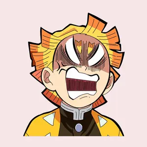 Zenitsu - Demons Slayer Decorative Sticker