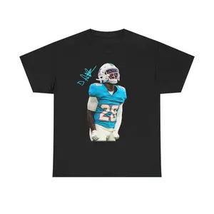 Devon Achane Tee Vintage T-shirt, unisex football jersey, patterned T-shirt, machine-washable and durable, rugby fan apparel, sports fan clothing, sports idol print, comfortable T-shirt, vintage T-shirt