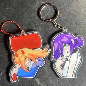 Chainsaw Anime Inspired Keychains