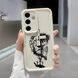 Jesus Cross Soft&Flexible TPU Silicone Phone Case For Galaxy S26 Ultra S25 Edge S24 FE S23 S22 S21 Plus A13 A14 A15 A16 A17 A33 A34 A35 A36 A52 A53 A54 NOTE20 Durable|Shockproof|Full Camera Protection|Anti-Fingerprint summerwins