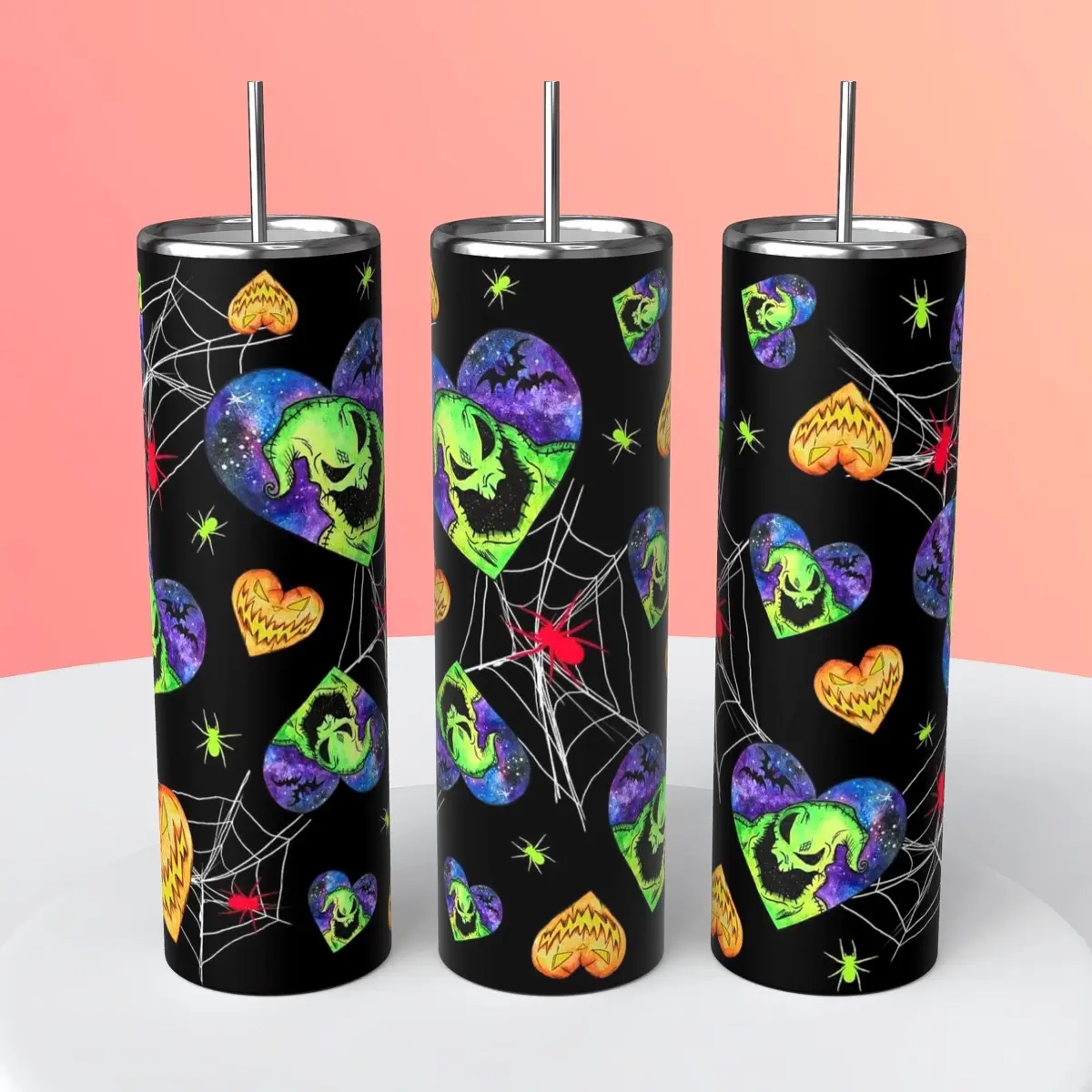 Oogie nightmare tumbler