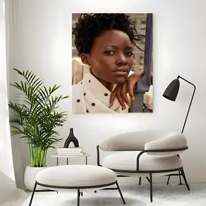 Actress Lupita Nyong’o Poster Wall art print art suitable for living room bedroom bar parlor home decoration gift