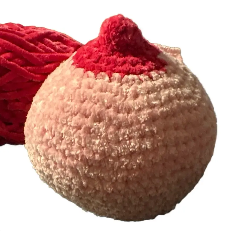 Crochet Stress Ball - Soft Handmade Therapy Toy for Anxiety Relief & Stress Management