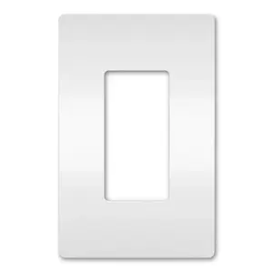 Legrand RWP26W radiant Standard 1-Gang Decora Screwless Wall Plate, White