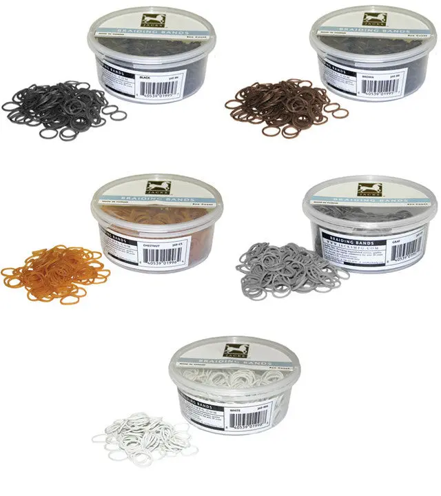 Jack's Braiding Bands in Tub  800 count