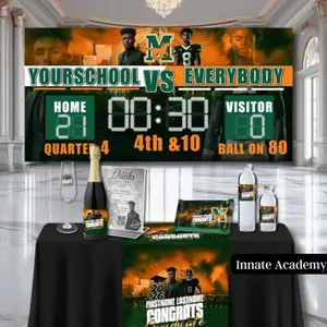 PSD-306 03/19 8PM EST: Scoreboard Template Graduation Party Events | Photoshop Template 306
