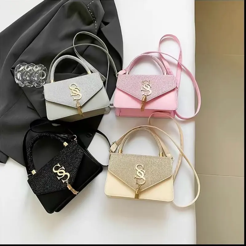 Luxury Women’s Glitter Handbag | Elegant Crossbody & Top Handle Purseg