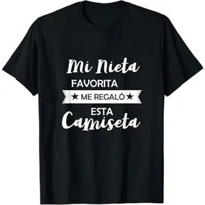 Spanish My Favorite Granddaughter Gave Me This Abuela Abuelo T-Shirt