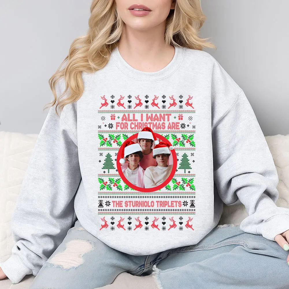 All I Wan For Christmas Are The Sturniolo Triplets TShirt Sweatshirt Hoodie For Women - For Men, Christmas Gift