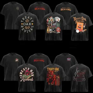[Collection] ReTro Treaty Oak Revival T-Shirt , Rock Band Shirt, Retro Music Tee, Rock Music Lover Shirt, Vintage Band Shirts Casual Comfort Cotton Fabric Fit Top , Top Men's and Women's Clothing