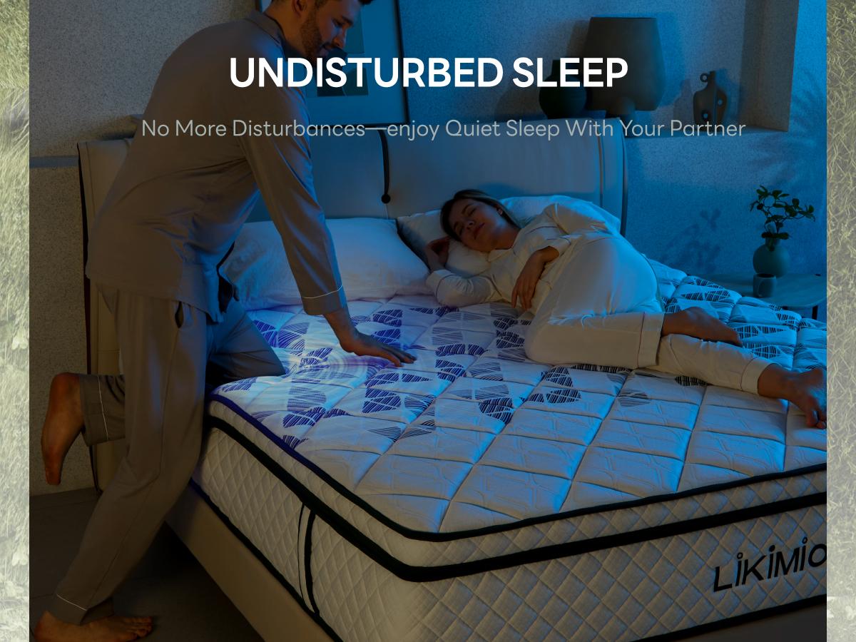 LIKIMIO 12/14 Inch twin/Full/queen Size Mattress, 2-in-1 Hybrid Mattress w/Memory Foam & Pocket Springs in A Box, Oeko-TEX & CertiPUR-US Certified, Made in USA LIKIMIO 12/14 Inch twin/Full/queen Size Mattress, 2-in-1 Hybrid Mattress w/Memory Foam & Pocket Springs in A Box, Oeko-TEX & CertiPUR-US Certified, Made in USA