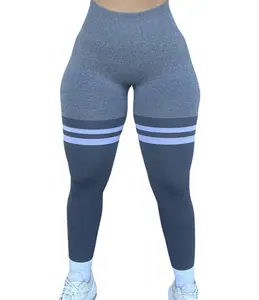 Color Block striped leggings