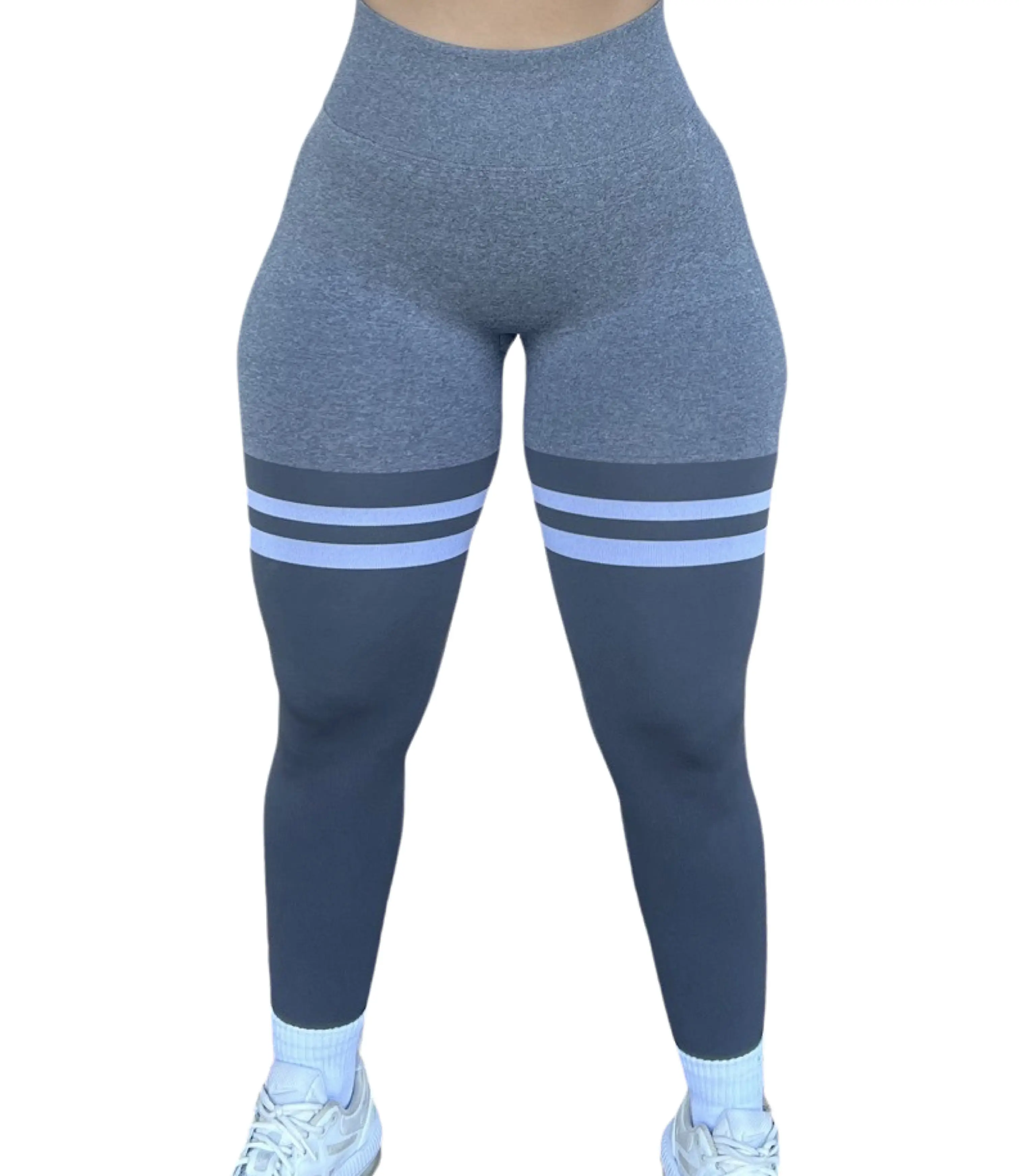 Color Block striped leggings