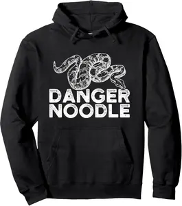 Funny Snake T-shirt Ball Python T-shirt Danger Noodle Pullover Hoodie