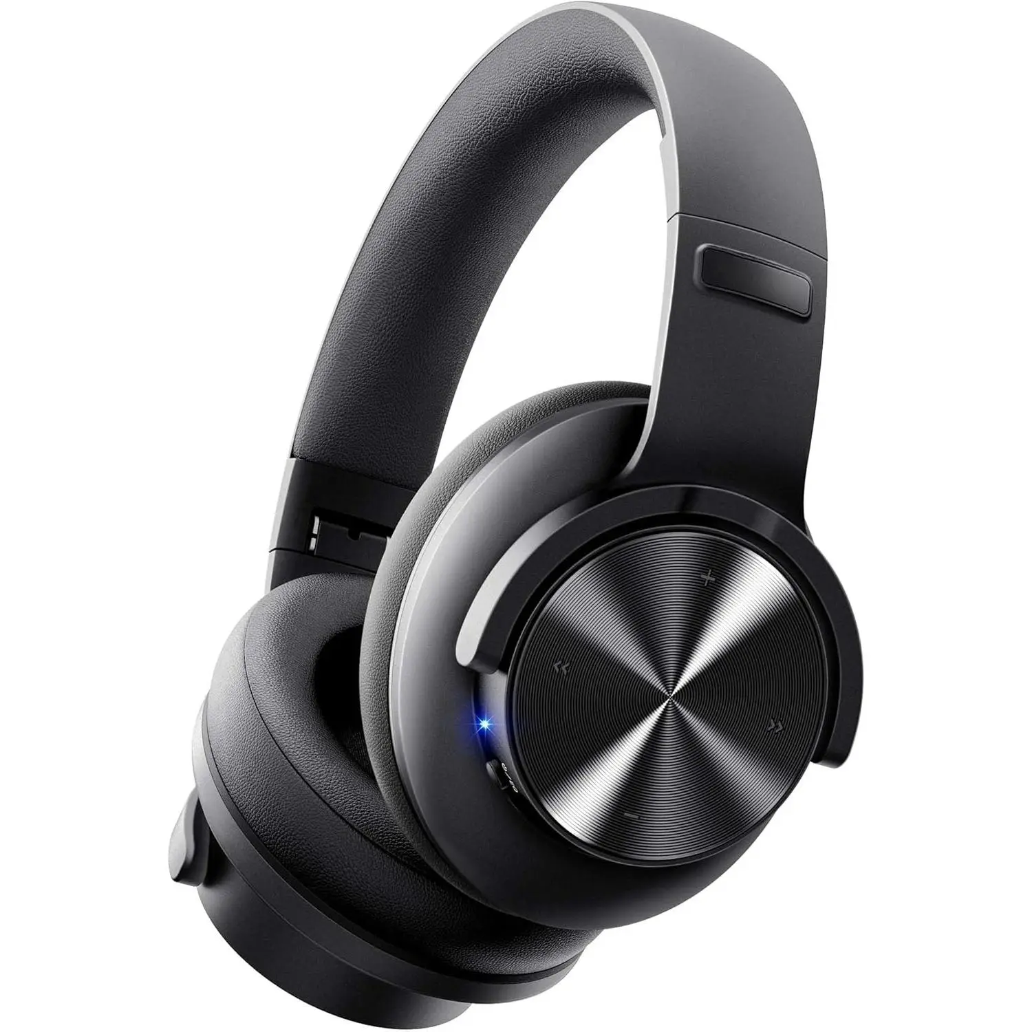 X-HPS03  B8 Bluetooth Headphones, 120H Playtime Headphone Wireless Bluetooth with 3 EQ Modes, Low Latency, Hands-Free Calls, Over Ear Headphones for Travel Home Office Cellphone PC Black