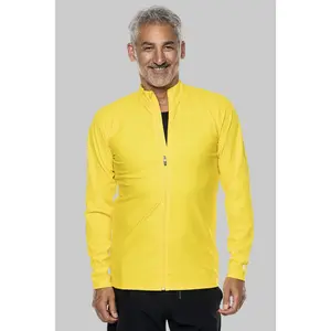 Men's Menorca Long Sleeve Swim Jacket | Bold Yellow
