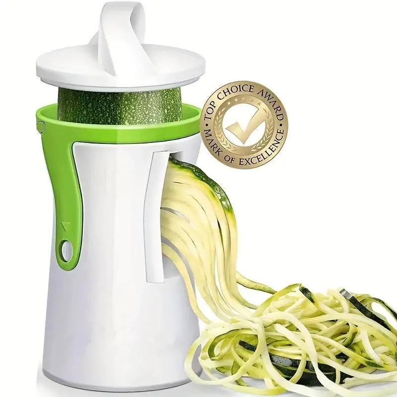 Creative Kitchen Vegetable Chopper, Spiral Slicer, Zucchini Pasta Maker, Efficient Vegetable Cutter, Essential Cooking Tool, Durable Vegetable Slicer