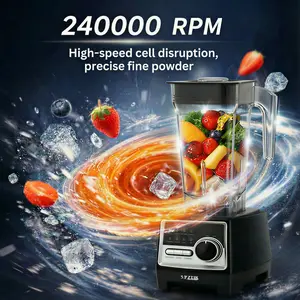 SPZTJK 1400W Professional Countertop Blender for Kitchen, 68oz High-Speed Smoothie Mixer. Total Crushing Power Crushes Ice to Snow for Shakes, Frozen Fruit, Sorbet, Sauces, Puree & Grinding. Heavy Duty Commercial Grade.