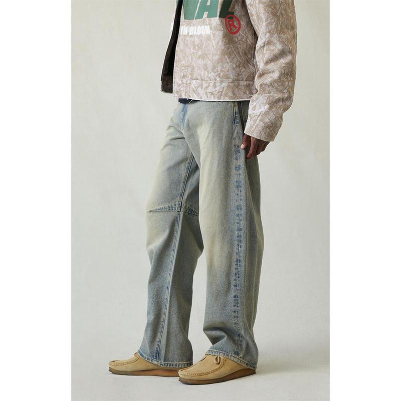 Pacsun Men's Mason Baggy Barrel Jeans Medium Indigo Tinted