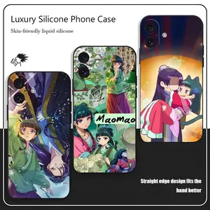 The Apothecary Diari Anime Maomao Phone Case For iPhone 17 16 15 14 13 12 X XR XS 8 Plus Mini Pro Max Soft black Shockproof Cover