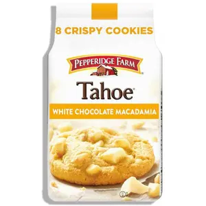 Tahoe Crispy White Chocolate Macadamia Nut Cookies, 7.2 OZ Bag (8 Cookies)