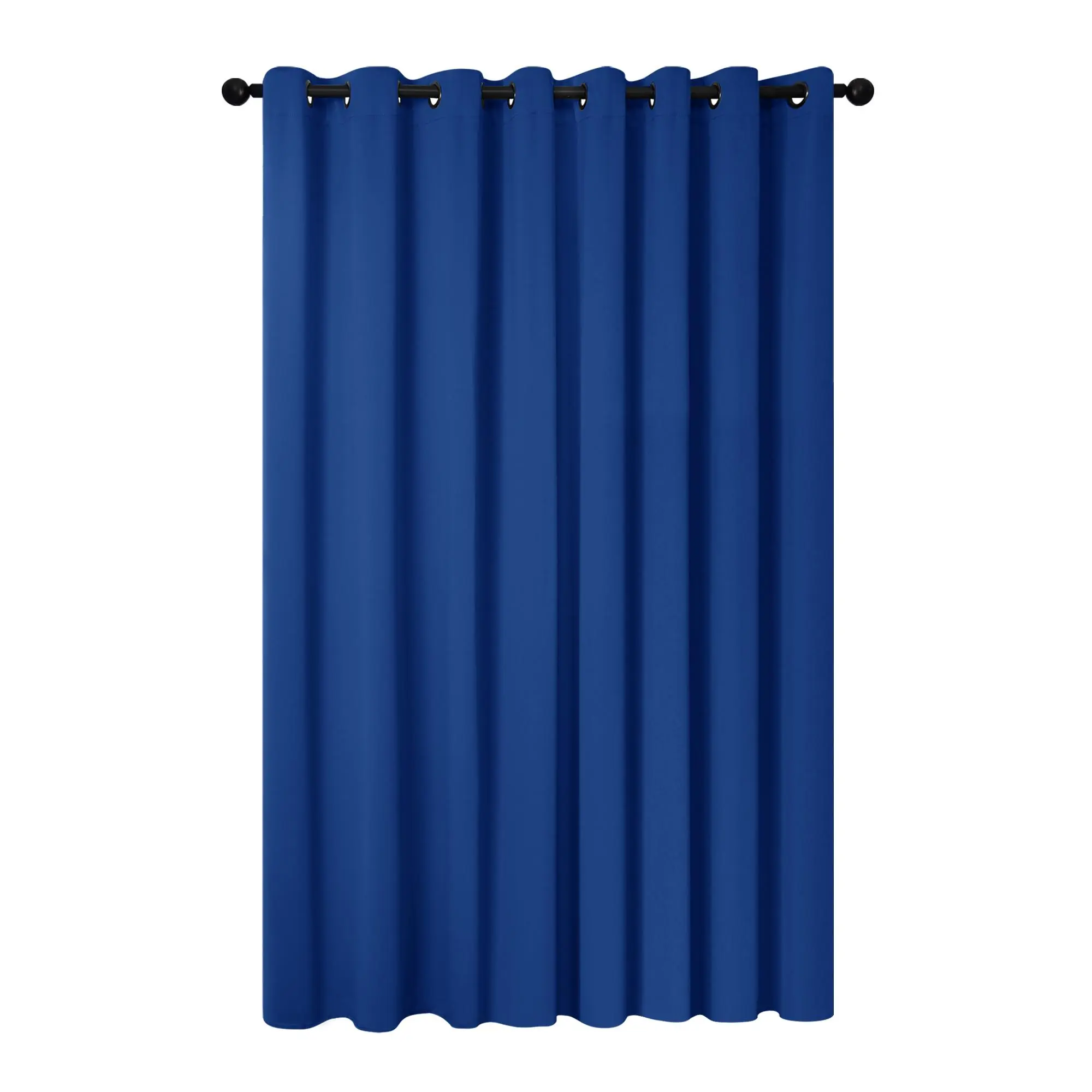 Deconovo Grommet Top Blackout Window Cover, Solid Navy Blue Easy Install Curtains with 16 Black Grommets, Light Blockage Privacy Household Window Treatment