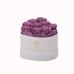 Lavender preserved rose box