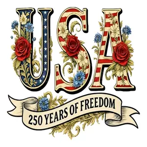 Us 250th Anniversary Patch Sticker, Heat Transfer DIY Clothing Decoration, Easy Melt Fabric DTF Transfer, 1/2/3 Pieces