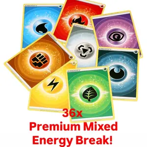 Pokemon 36x Premium MIXED Energy Break Trading Cards - Live Energy Break x36 Booster Packs