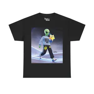 Galactic Alien Graphic Tee, Have a Great Day Shirt, Bless Up Pant, Space Theme, Chill Attitude, Good Vibes, Unisex Tshirt, Men Women Top,