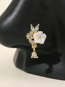 Fashionable Fake Nose Ring, Fashionable Nose Ring for Women & Men, Trendy All-match & Exquisite Jewelry for Birthday Gift, Nose Piercing Jewelry