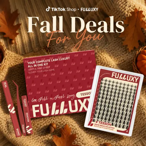TESSON | Fulluxy Manga Cosmetic Eyelash Clusters, Fairy Viva Soft Wispy Individual Segments with Gentle Clear Invisible Band, Lightweight Comfy Easy Wear for Daily Makeup & Casual Party Looks, Eyelashes