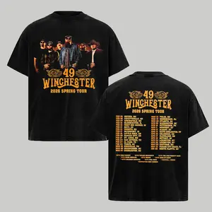 49 Winchester Country Music Shirt Size S-5XL - 49 Winchester Tour 2026 Shirt 49 Winchester Heavy Cotton Unisex T-Shirt Sweatshirt Hoodie - Country Music T-Shirt, Gift For Country Music Lover, Country Music Merch